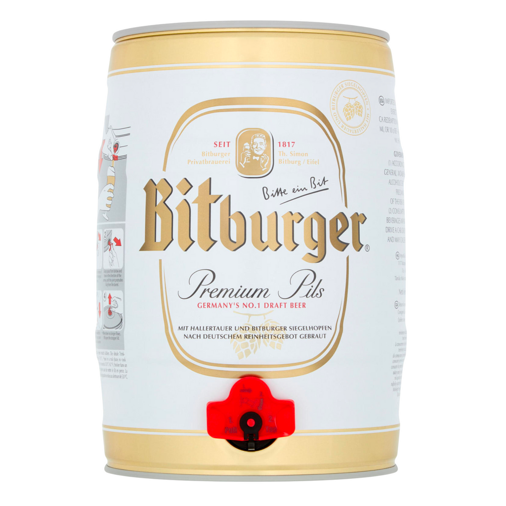 Bitburger Premium Pils 5L Keg
